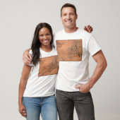 Shiloh -内戦のパノラマ式の地図5の戦い tシャツ (ユニセックス)