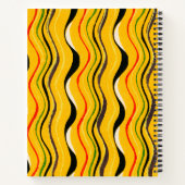 Shima-Shima, colorful pattern, ノートブック (裏面)