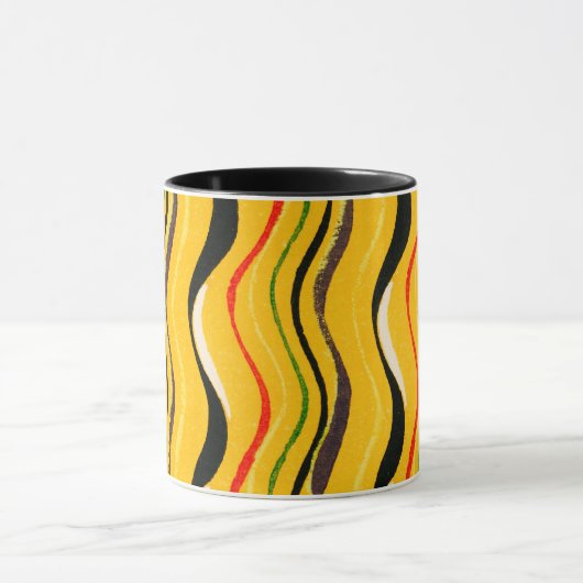 Shima-Shima, colorful pattern, マグカップ (中央)