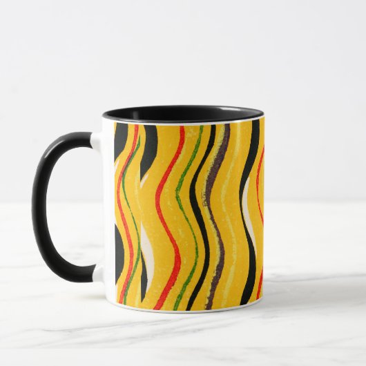Shima-Shima, colorful pattern, マグカップ (左)