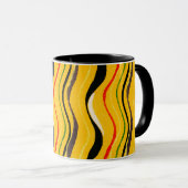 Shima-Shima, colorful pattern, マグカップ (正面右)