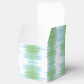 Shimmer Ikat in Green and Aqua フェイバーボックス (オープン)