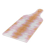 Shimmer Ikat in Pink and Orange カッティングボード (角)