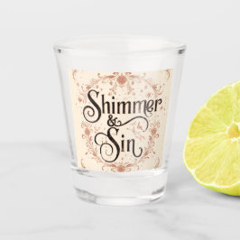 Shimmer & Sin Gothic Shot Glass | Dark Glam ショットグラス