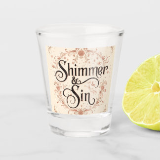Shimmer & Sin Gothic Shot Glass | Dark Glam ショットグラス