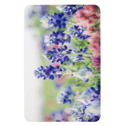 Shimmering Bluebonnets マグネット (縦)