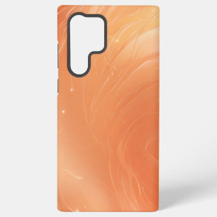 Shimmering Coral Flow Abstract Phone Case Samsung Galaxy S22 Ultraケース