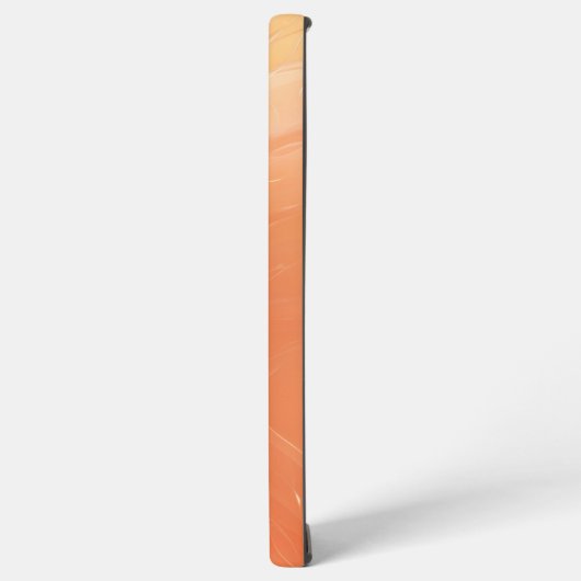 Shimmering Coral Flow Abstract Phone Case Samsung Galaxyケース (左側面)