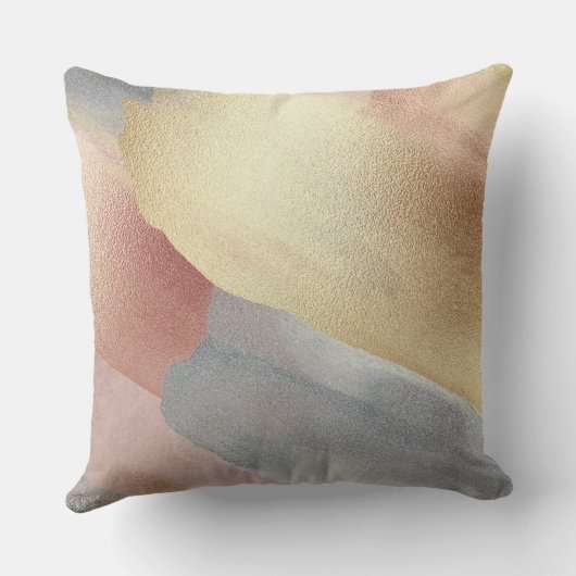 Shimmering look brushstrokes クッション (裏面)