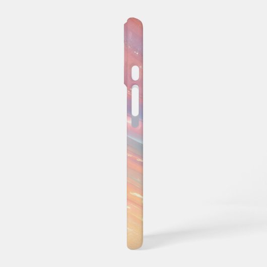 Shimmering Pastel Gradient Phone Case iPhone 16ケース (左側面)