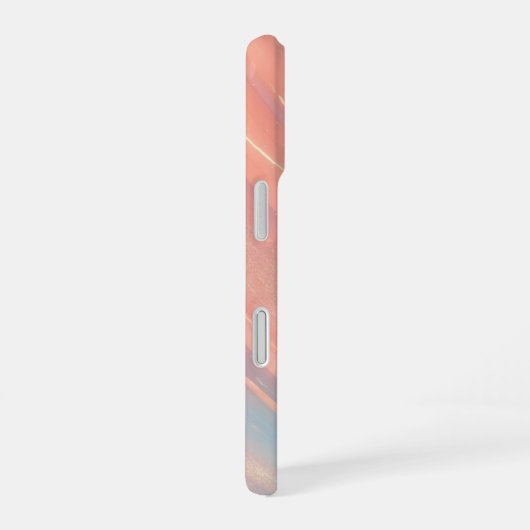 Shimmering Pastel Gradient Phone Case iPhone 16ケース (右側面)