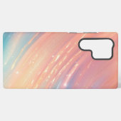 Shimmering Pastel Gradient Phone Case Samsung Galaxyケース (裏面横)