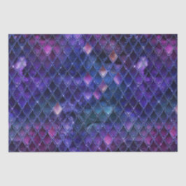 Shimmering Purple Ombre & Glitter Dragon Scales 薄葉紙