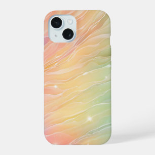 Shimmering Rainbow Aurora Gradient Phone Case iPhone 15ケース