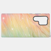 Shimmering Rainbow Aurora Gradient Phone Case Samsung Galaxyケース (裏面横)