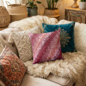 Shimmering Rose Glitter Gradient クッション