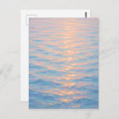 Shimmering Sea - Pastel Painting Style Art ポストカード (正面/裏面)