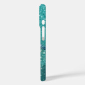 Shimmering Turquoise Sea Turtle | Coastal Case-Mate iPhoneケース (裏面 / 左)