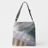 Shimmering Water on Rocks Tote クロスボディバッグ (裏面)