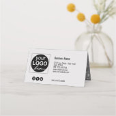 Shimmeryクリスマスオーナメントギフト券 プレイスカード (裏面)