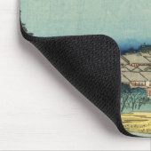 Shinagawa、日本: ヴィンテージのWoodblockのプリント マウスパッド (コーナー)