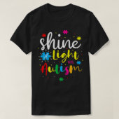 Shine A Light On Autism  Tシャツ (デザイン正面)
