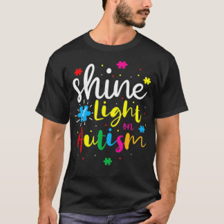 Shine A Light On Autism Tシャツ