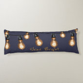 Shine Bright – 工業用ストリングライト ボディピロー (裏面)