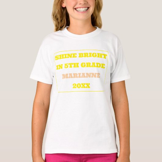 Shine Bright Back To School  Tシャツ (正面)