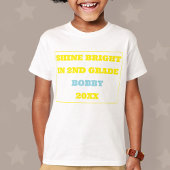Shine Bright Second Grade Back To School T-Shirt Tシャツ