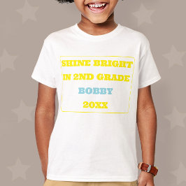 Shine Bright Second Grade Back To School T-Shirt Tシャツ