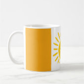 Shine Bright Smiling Sun Mug コーヒーマグカップ (左)