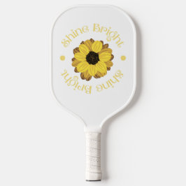 Shine Bright Yellow Sunflower ピックルボールラケット