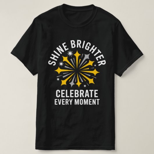 Shine Brighter Firework Tee Tシャツ (デザイン正面)