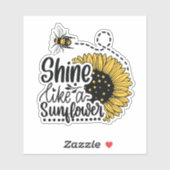 Shine like a sunflower シール (シート)