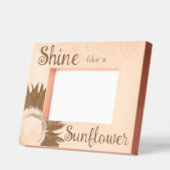 Shine Like a Sunflower レーザー彫刻フレーム (左)