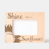 Shine Like a Sunflower レーザー彫刻フレーム (正面)