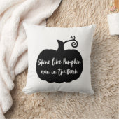 Shine like pumpkin even in the dark Halloween クッション (ブランケット)