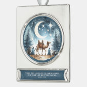 Shine Like the Stars – Journey Beneath Moonlight  シルバープレートバナーオーナメント (左)