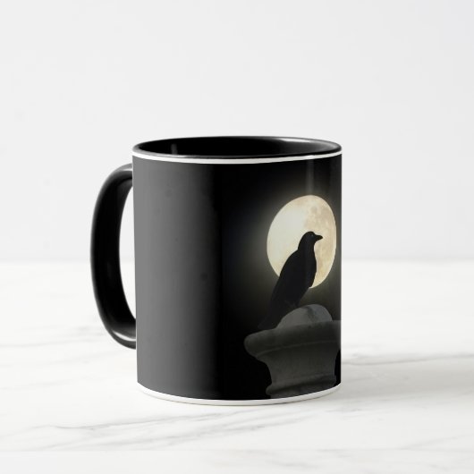 Shine Moon Crow マグカップ (正面左)