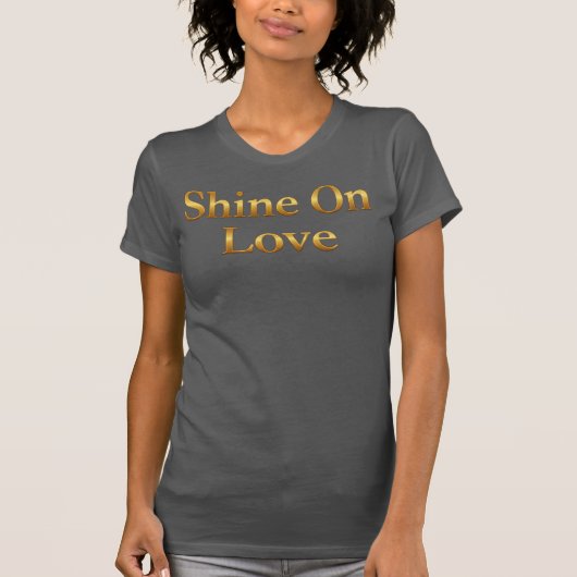 Shine On Love — 光と愛を放射する Tシャツ (正面)