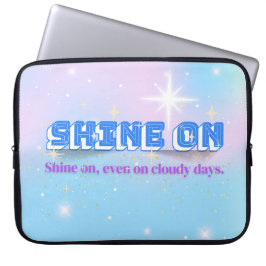 SHINE ON - Soft Rainbow Star Edition 15" ラップトップスリーブ