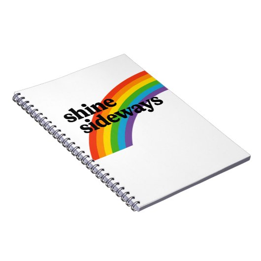 Shine Sideways ノートブック (右側)