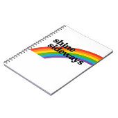 Shine Sideways ノートブック (左側)