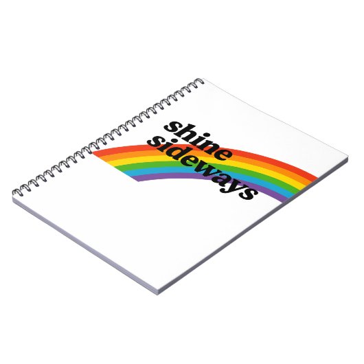 Shine Sideways ノートブック (左側)