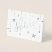 SHINE Suspended Stars Contragulationsスクリプ実在ト 箔カード (正面)