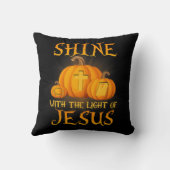 Shine With The Light Of Jesus Christian Halloween クッション (裏面)