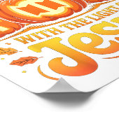 Shine With The Light Of Jesus Christian Halloween  ポスター (角)