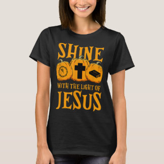 Shine With The Light Of Jesus Halloween Costume Ch Tシャツ
