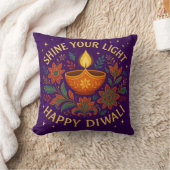 Shine Your Light – Happy Diwali スローピロー (ブランケット)